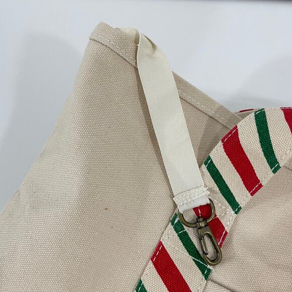 Disney Parks WDW Christmas Canvas Tote Bag Embroidered Reuseable Shopping Bag - Picture 3 of 9